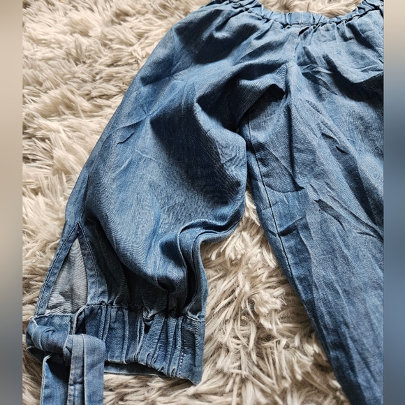 LOFT Blue off shoulder top NWT - Picture 11 of 13